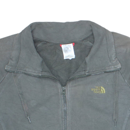 Womens UK Size M The North Face Grey Full Zip Hoodie
