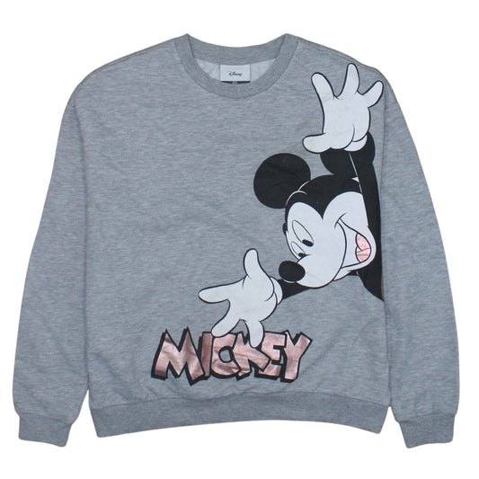 Womens UK Size S Disney Grey Pullover Sweatshirt