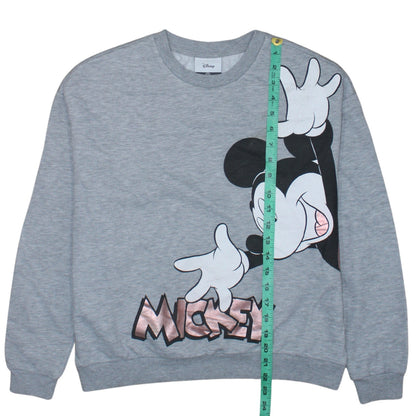 Womens UK Size S Disney Grey Pullover Sweatshirt