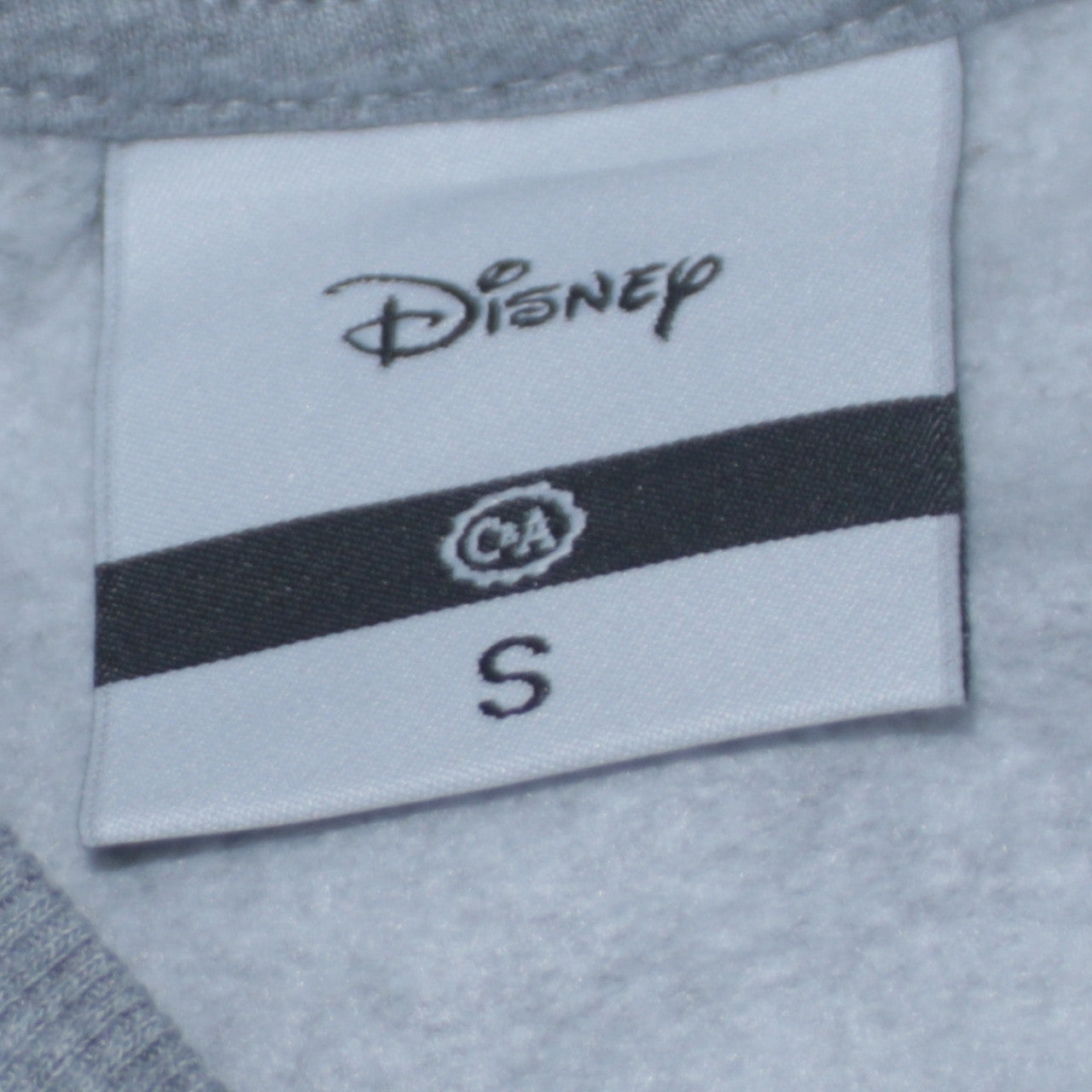 Womens UK Size S Disney Grey Pullover Sweatshirt
