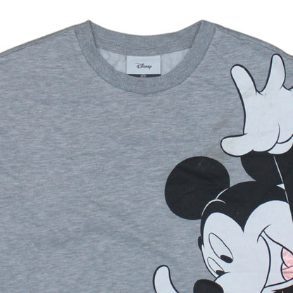 Womens UK Size S Disney Grey Pullover Sweatshirt