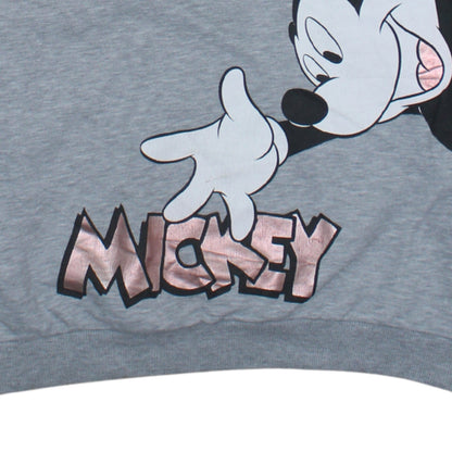 Womens UK Size S Disney Grey Pullover Sweatshirt