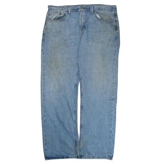 Mens UK Size L Levi's Regular Fit Straight Blue Jeans