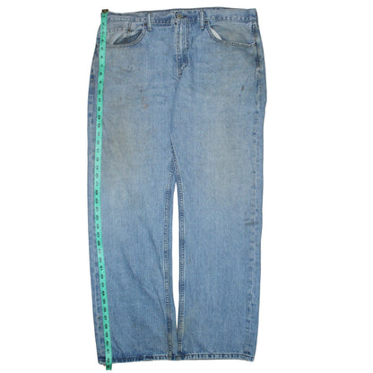 Mens UK Size L Levi's Regular Fit Straight Blue Jeans