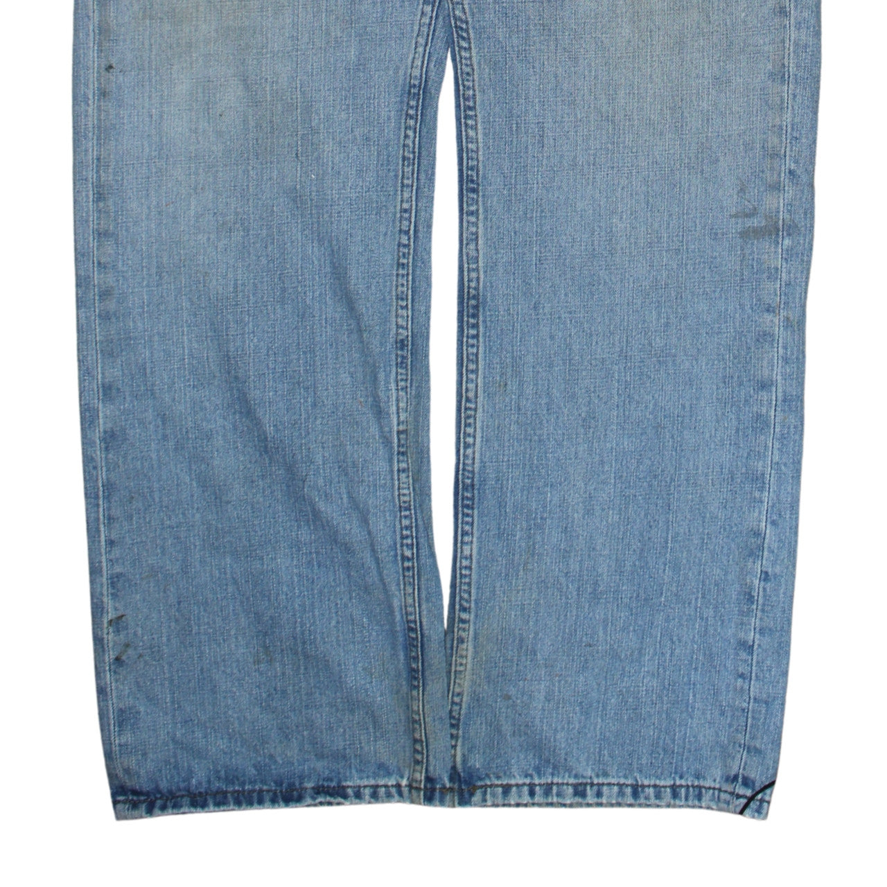Mens UK Size L Levi's Regular Fit Straight Blue Jeans
