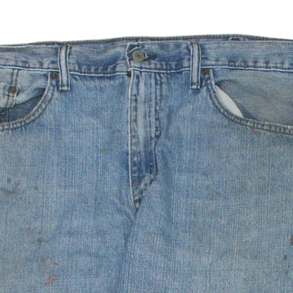 Mens UK Size L Levi's Regular Fit Straight Blue Jeans