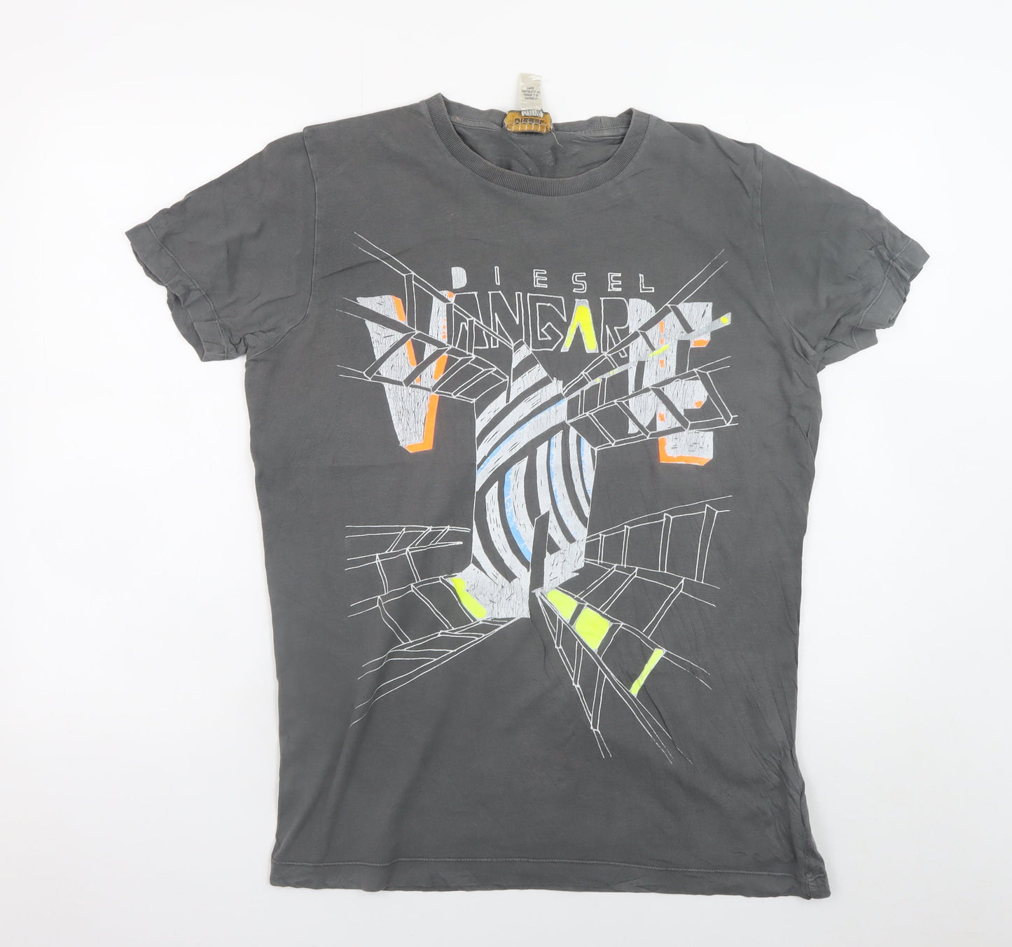Mens UK Size L Diesel Grey  T-Shirt
