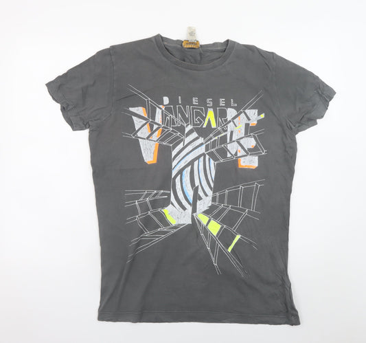 Mens UK Size L Diesel Grey  T-Shirt