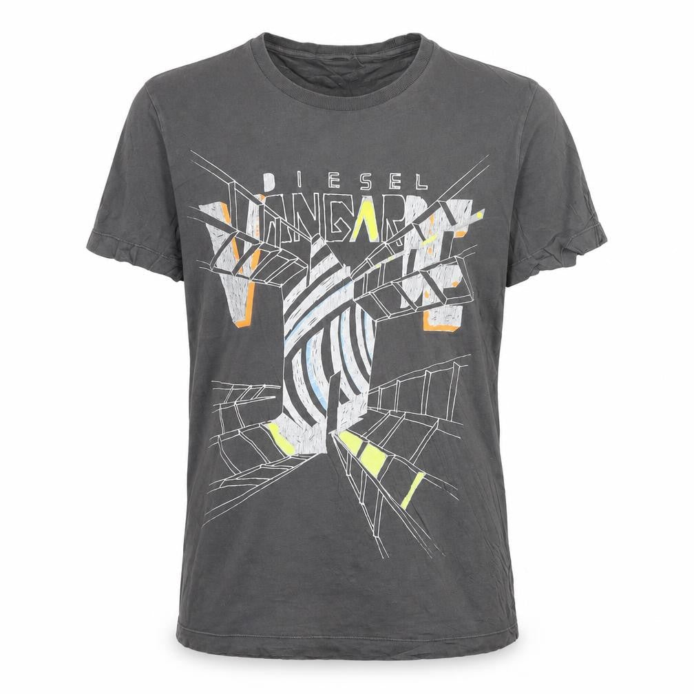 Mens UK Size L Diesel Grey  T-Shirt