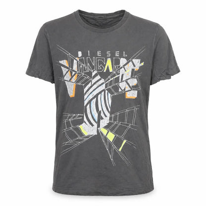 Mens UK Size L Diesel Grey  T-Shirt