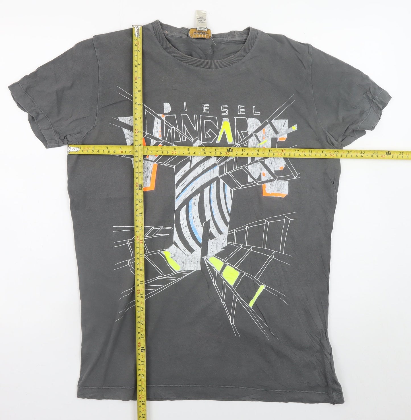 Mens UK Size L Diesel Grey  T-Shirt