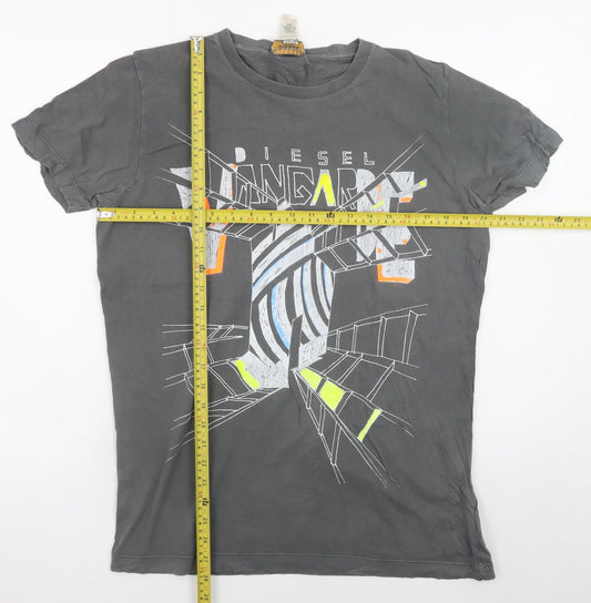Mens UK Size L Diesel Grey  T-Shirt