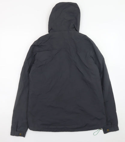 Fat Face Women's Grey Hooded Mid-Length Parka Jacket Size 10