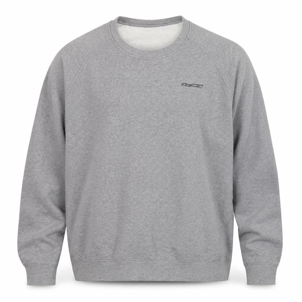 Mens UK Size 3XL Reebok Grey Pullover Sweatshirt