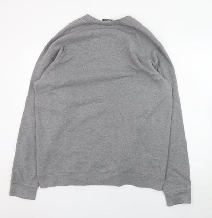 Mens UK Size 3XL Reebok Grey Pullover Sweatshirt