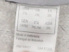 Mens UK Size 3XL Reebok Grey Pullover Sweatshirt