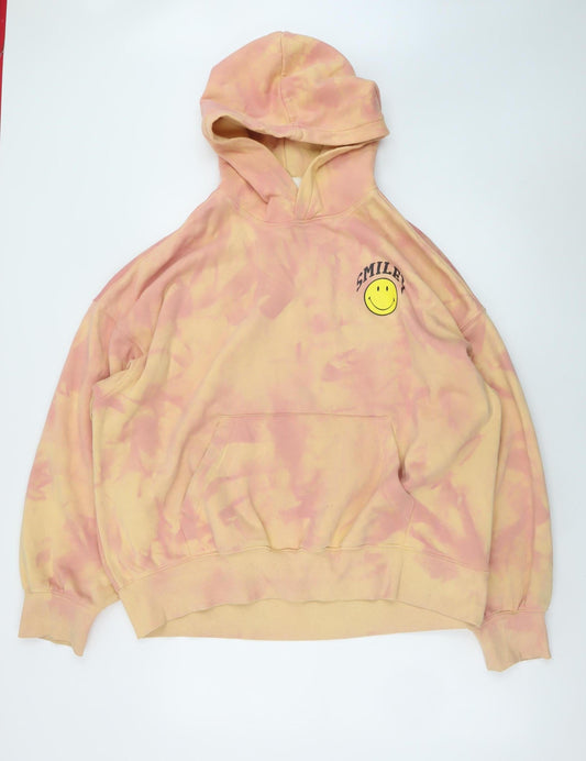 Womens UK Size L H&M Multicoloured Pullover Hoodie