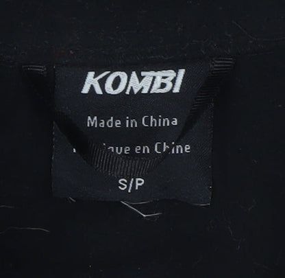 Kombi Men's Black Softshell Hooded Jacket Size S Outdoor