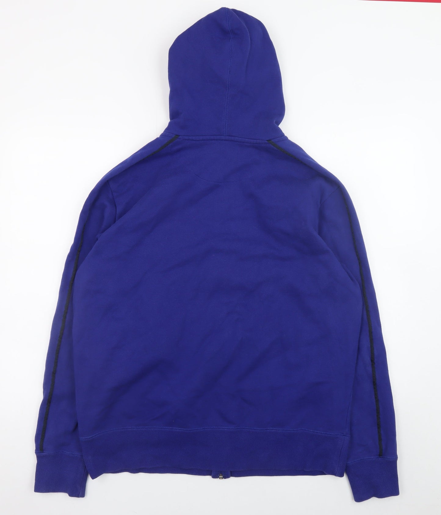 Mens UK Size L Nike Blue Full Zip Hoodie