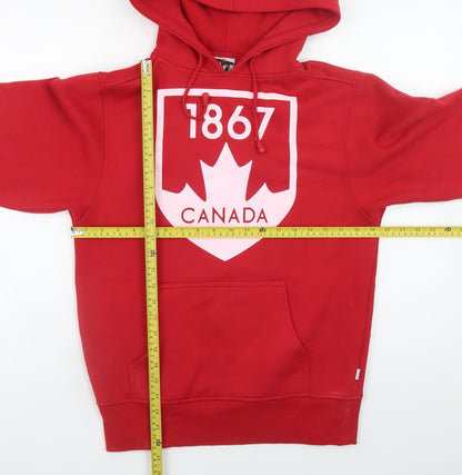 Mens UK Size S TM Blenz Red Pullover Hoodie