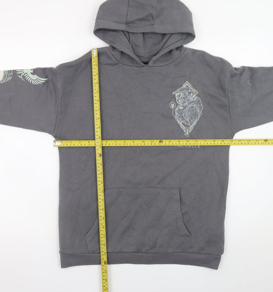 Primark Boys Grey Halo Infinite Pullover Hoodie 11-12 Years Regular Fit