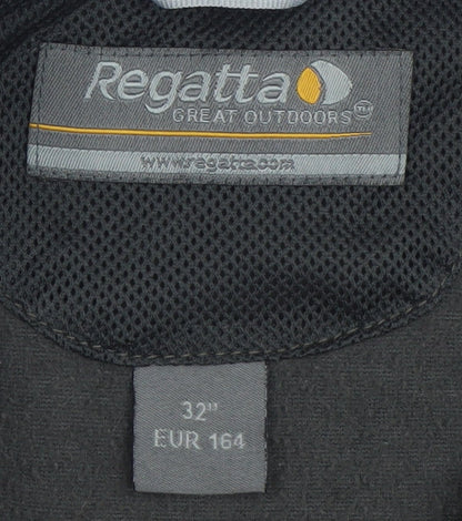 Teens UK Size 164 Regatta Black Basic Jacket