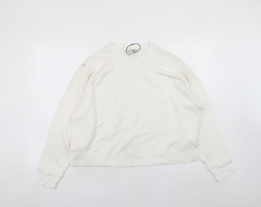 Womens UK Size M Marks and Spencer Ivory Pullover Sweatshirt