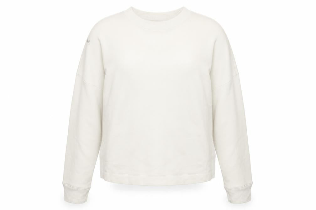 Womens UK Size M Marks and Spencer Ivory Pullover Sweatshirt
