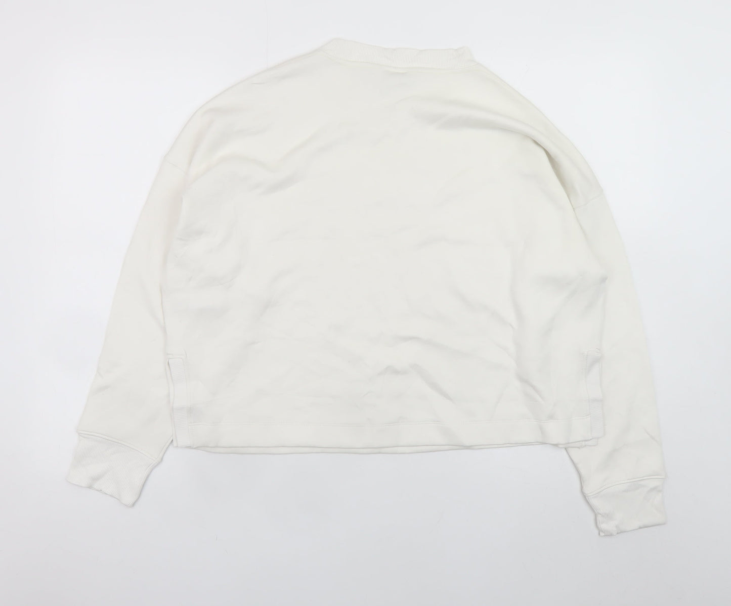 Womens UK Size M Marks and Spencer Ivory Pullover Sweatshirt