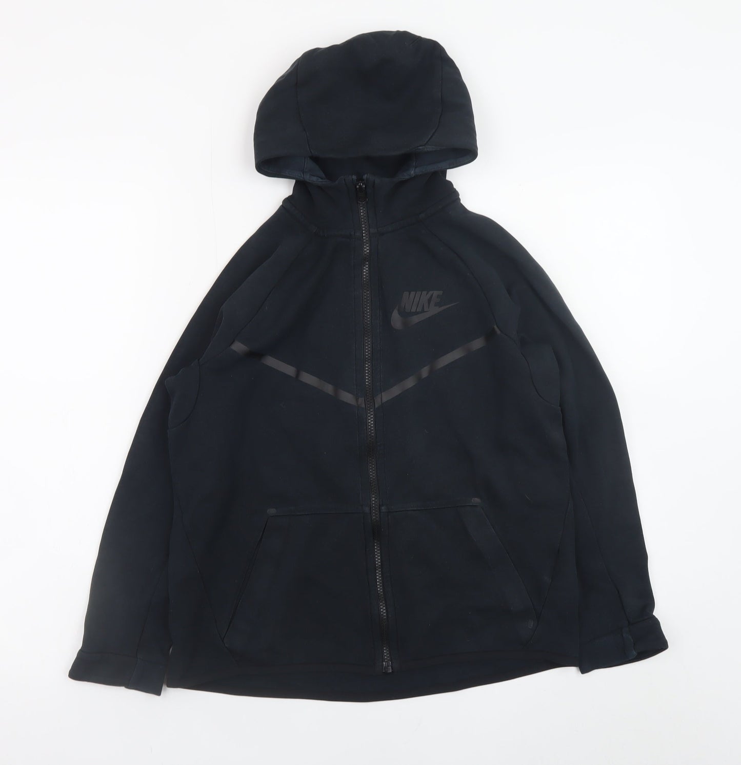Teens UK Size L Nike Black Full Zip Hoodie
