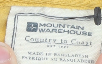 Womens UK Size 8 Mountain Warehouse Yellow Pullover Hoodie