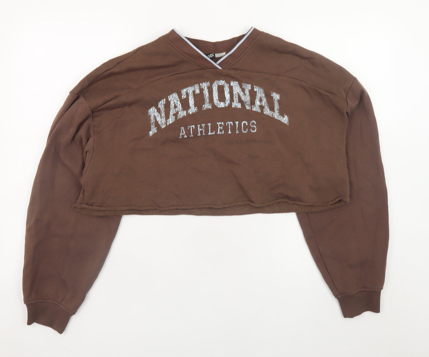 Womens UK Size L H&M Brown Pullover Sweatshirt