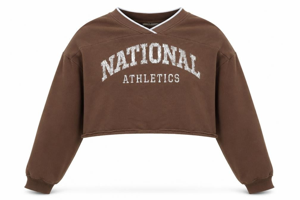Womens UK Size L H&M Brown Pullover Sweatshirt