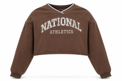 Womens UK Size L H&M Brown Pullover Sweatshirt