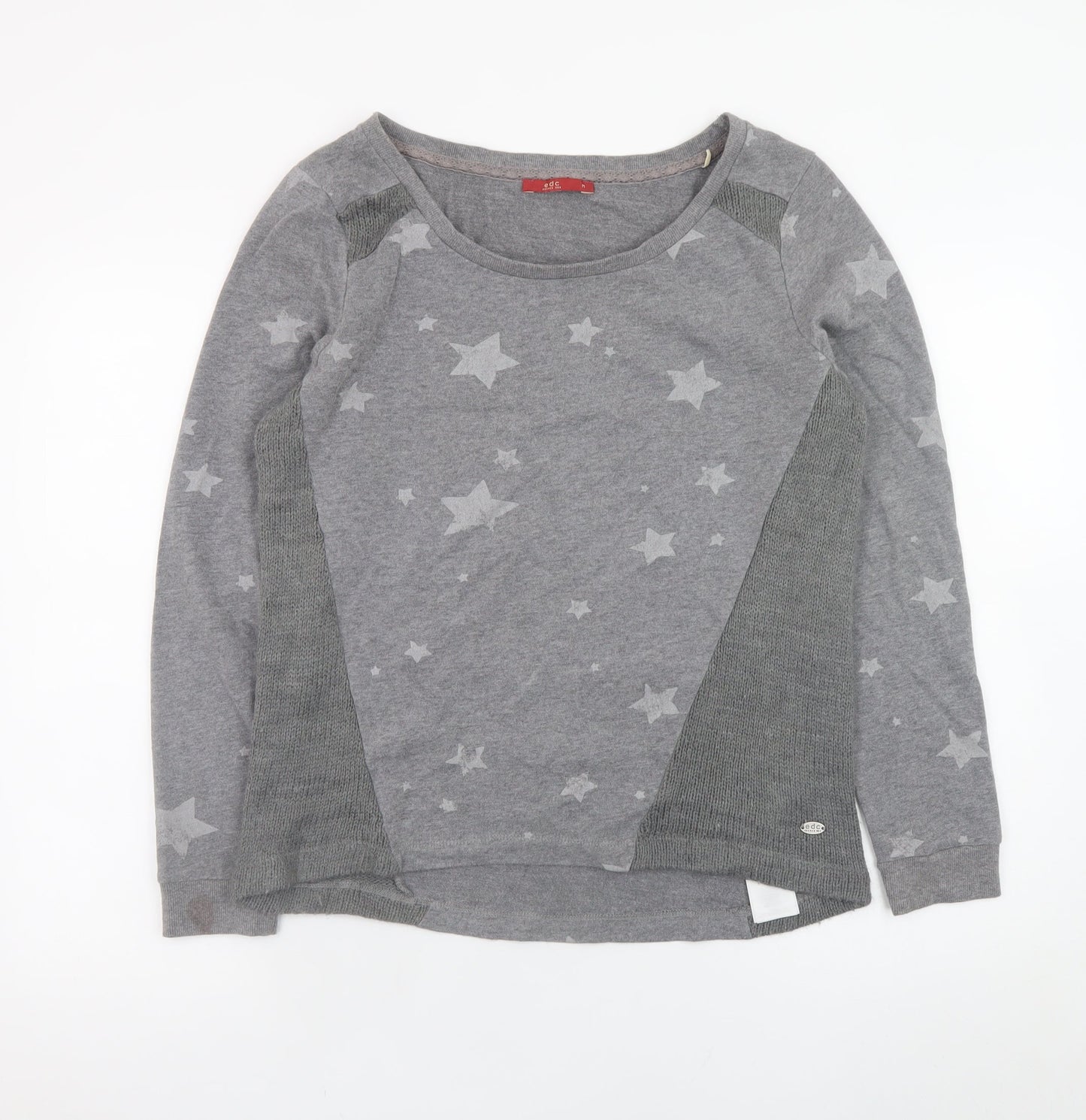 Womens UK Size M EDC Grey Pullover Jumper