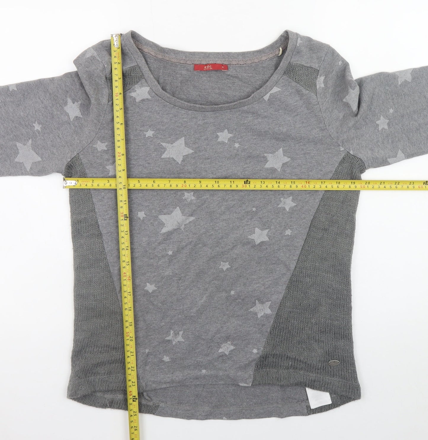 Womens UK Size M EDC Grey Pullover Jumper