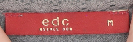 Womens UK Size M EDC Grey Pullover Jumper