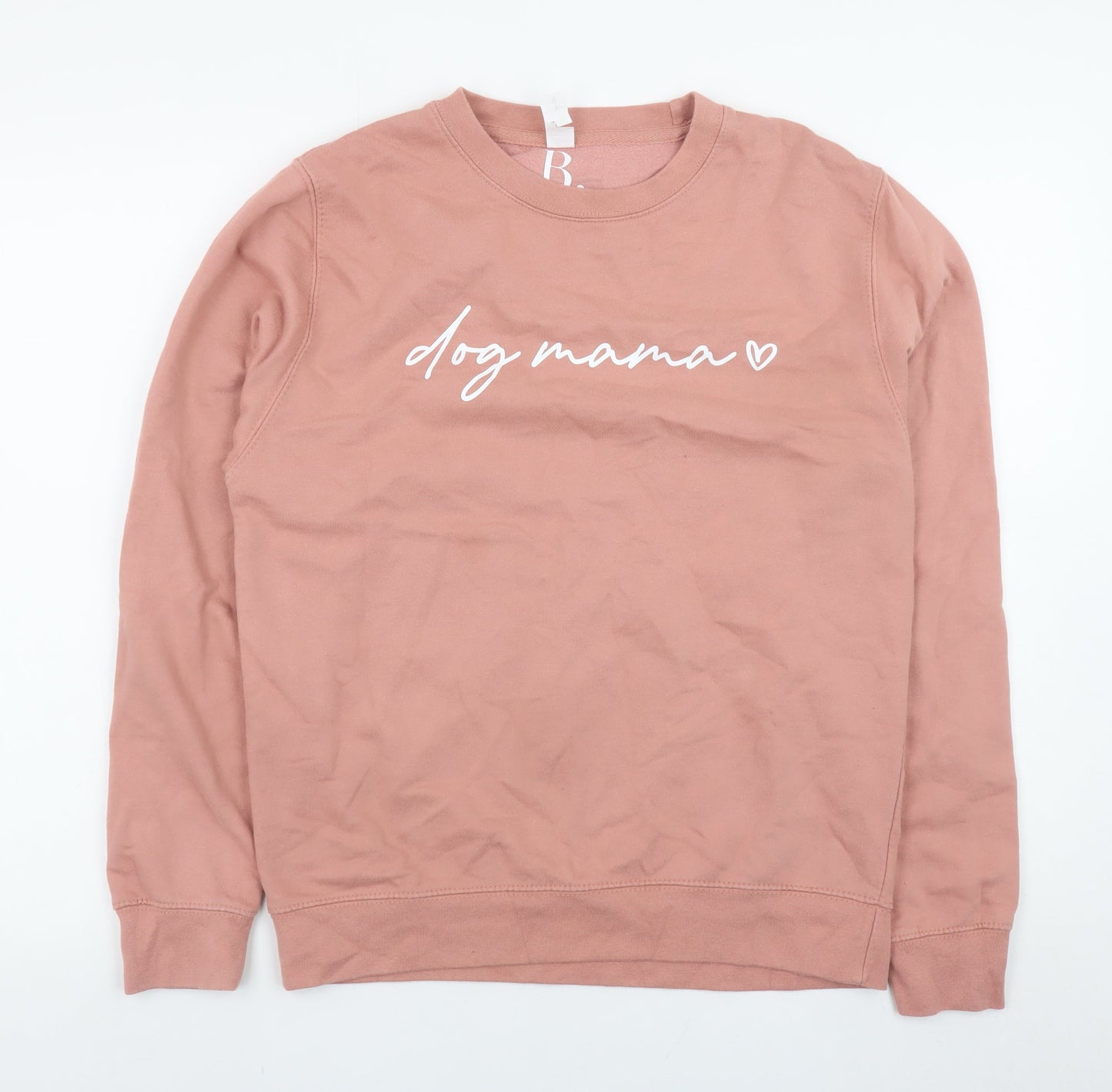 Womens UK Size S B. Pink Pullover Sweatshirt