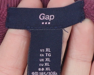 Mens UK Size XL Gap Red Pullover Sweatshirt