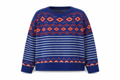 Womens UK Size 18 M&Co Blue Pullover Jumper