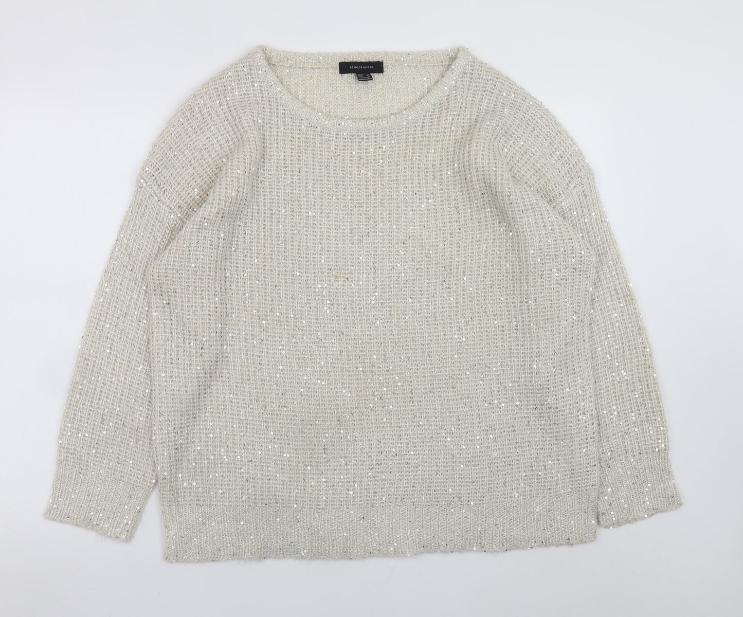 Womens UK Size 20 Atmosphere Ivory Pullover Jumper