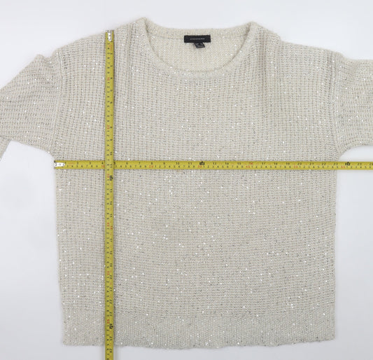 Womens UK Size 20 Atmosphere Ivory Pullover Jumper
