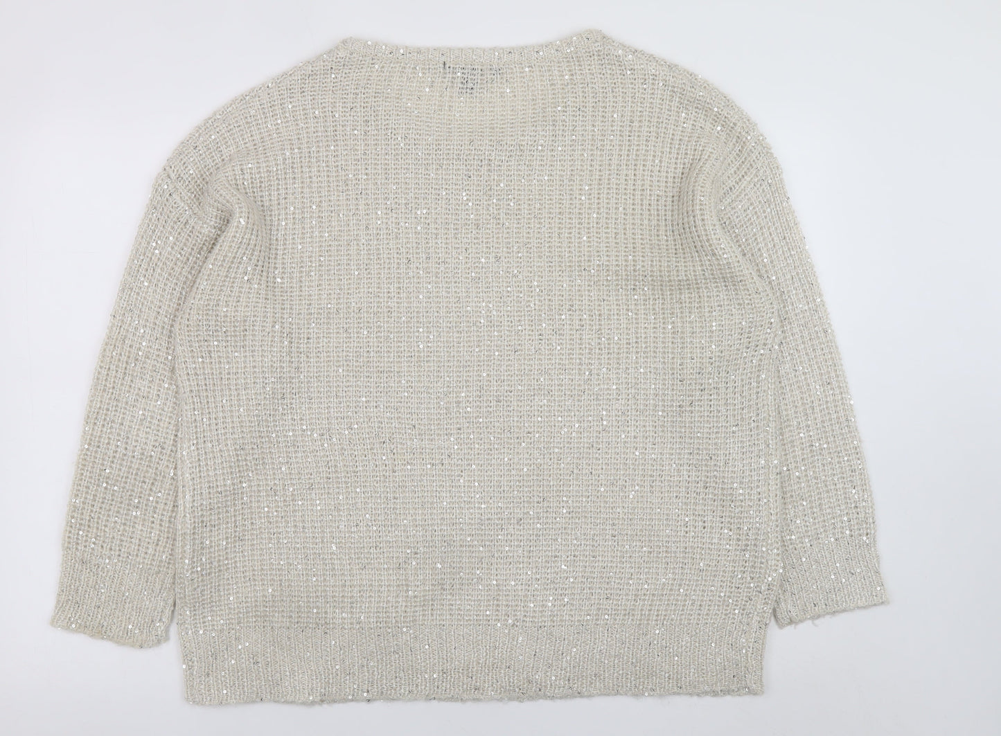 Womens UK Size 20 Atmosphere Ivory Pullover Jumper