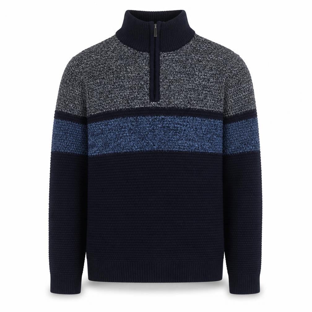 Mens UK Size S Nutmeg Blue Pullover Jumper