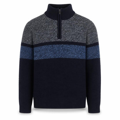 Mens UK Size S Nutmeg Blue Pullover Jumper