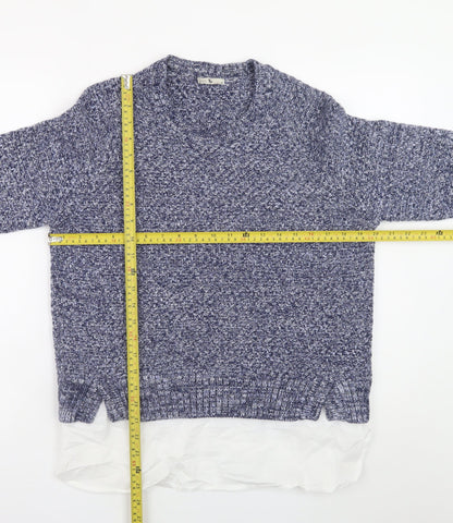 Womens UK Size 14 TU Blue Pullover Jumper