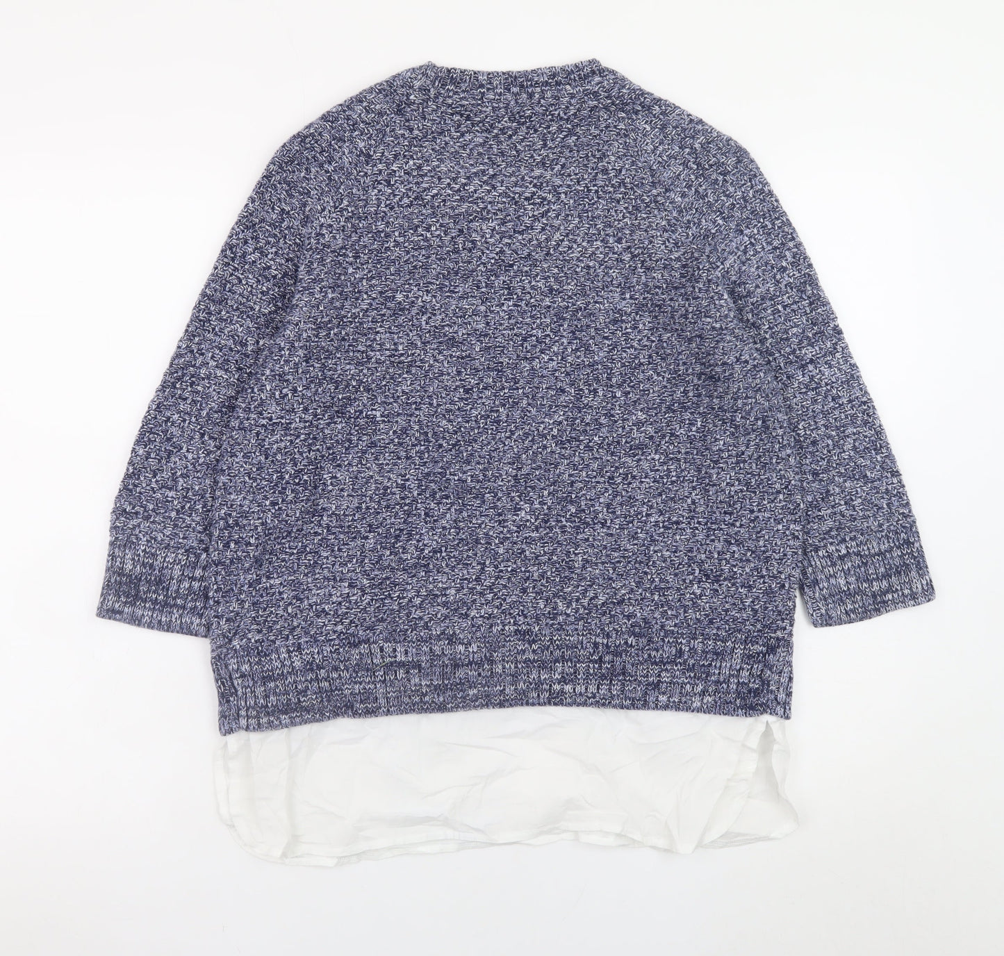 Womens UK Size 14 TU Blue Pullover Jumper