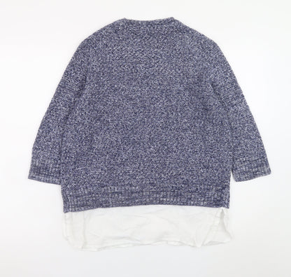 Womens UK Size 14 TU Blue Pullover Jumper