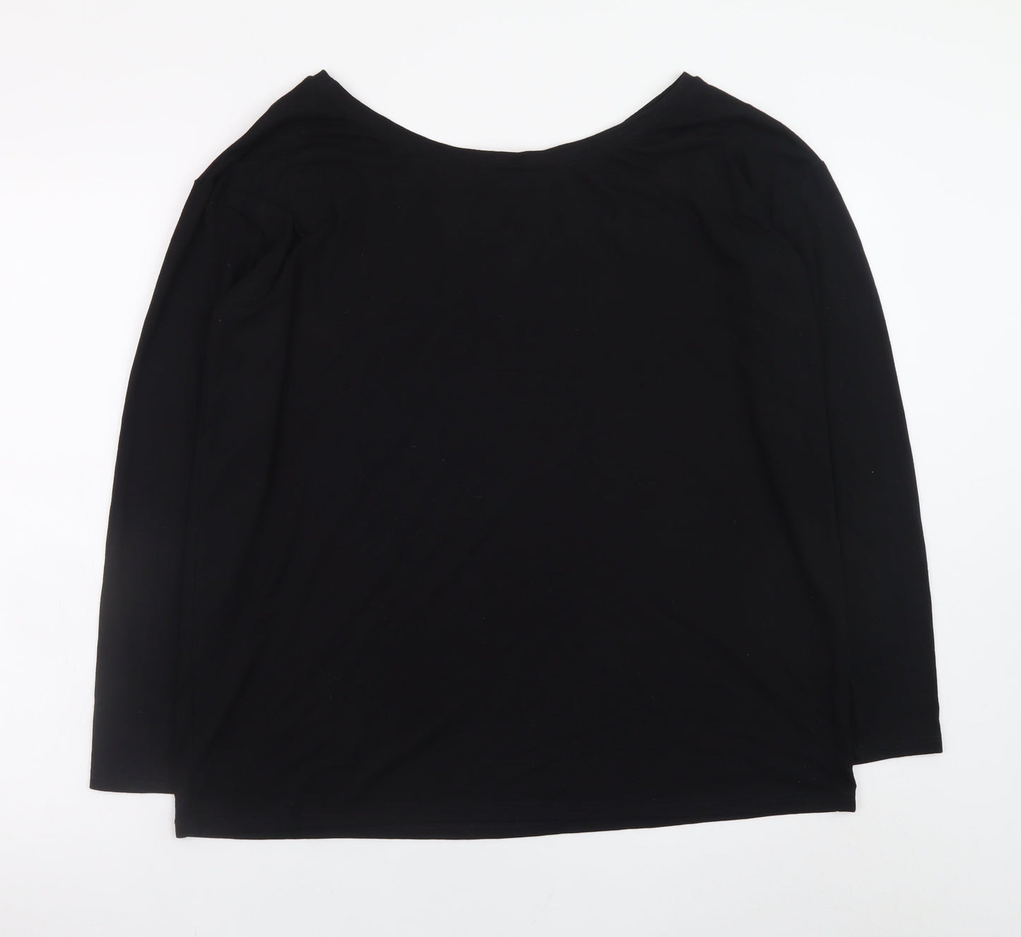 Womens UK Size 12 NEXT Black Basic T-Shirt
