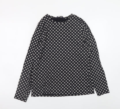 Womens UK Size 16 Marks and Spencer Black Basic Blouse